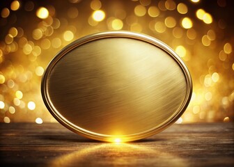 Gleaming gold plaque crafted from premium metal, ideal for awards, recognition, and custom engravings. Perfect for celebrating achievements and personal milestones with elegance.