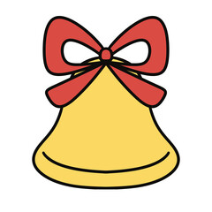 Santa, Christmas, new year, bell, Decorative lights, Gift, Christmas gift 