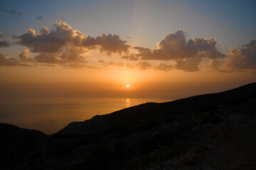 Sunset in the Aegean