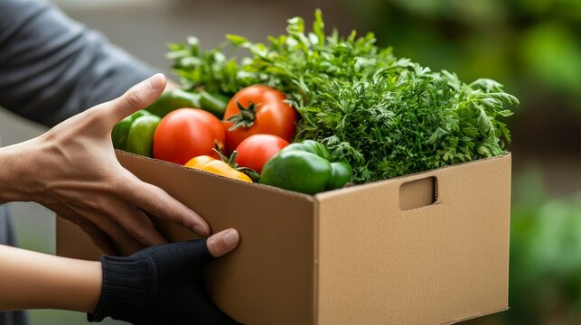 Volunteers Serving Food at a Community Event.Concept of food security, community service, humanitarian aid, charity, social responsibility, volunteerism, and poverty alleviation.