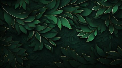 Green leaves background