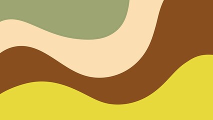 Abstract Earth Tone Wavy Background
