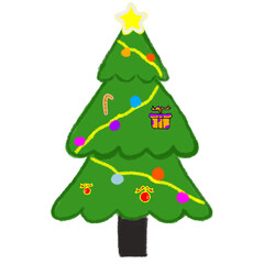 christmas tree illustration