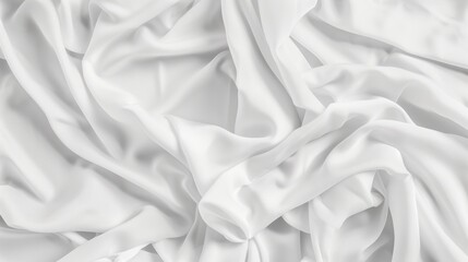 Obraz premium White Fabric Texture Background
