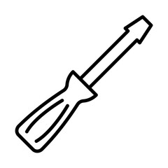Screwdriver line icon