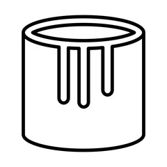 Paint Can line icon