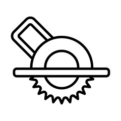 Power Saw line icon