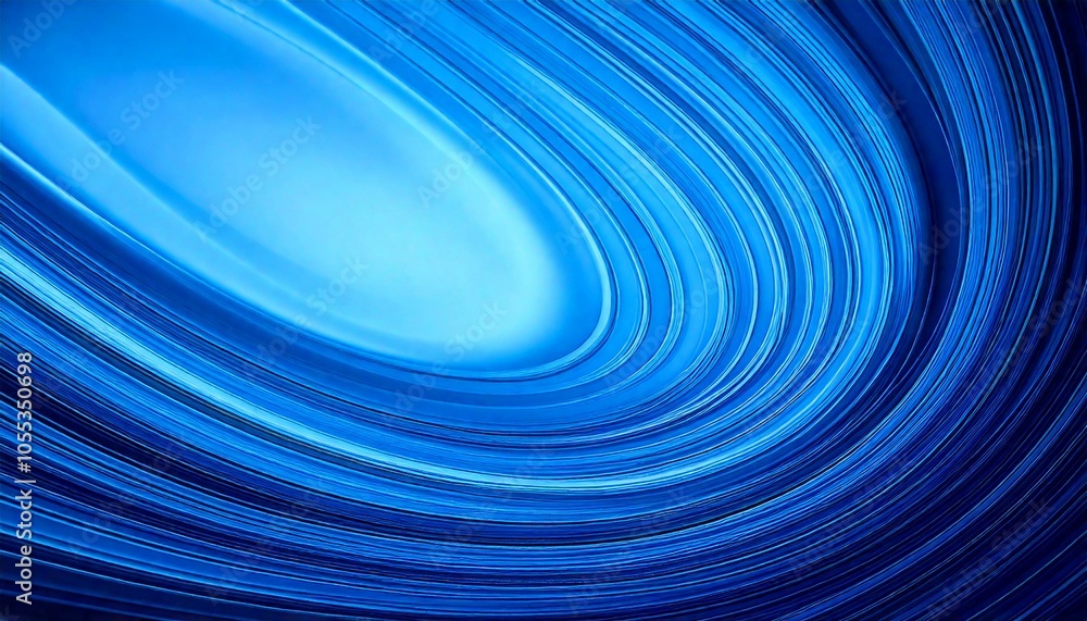Poster abstract blue background ,blue curve design smooth shape by blue color with blurred lines