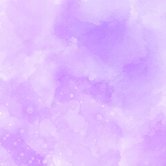 Purple watercolor abstract background. A purple background with a splash of white paint. 