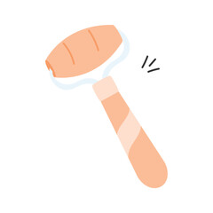 Facial roller for skin relaxation and enhanced blood circulation