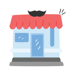 An amazing icon of hair salon in modern style