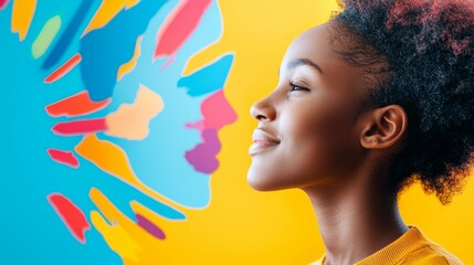 Promoting Mental Health Awareness: Poster Displayed in Community Center