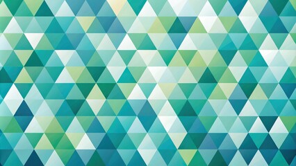 Minimalist abstract geometric pattern featuring triangles and shapes in shades of blue and green, pattern, design, blue, colors, green