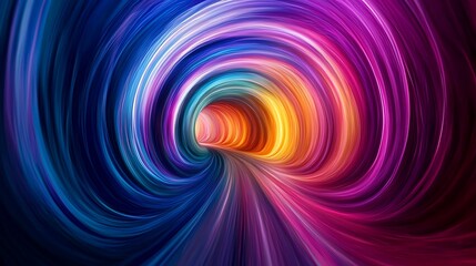 Fototapeta premium Vibrant Abstract Pathway to Success