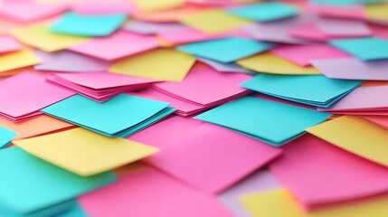 Obraz premium Colorful Sticky Notes for Creative Business Ideas