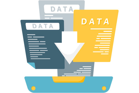 download and upload icons, data and document backup