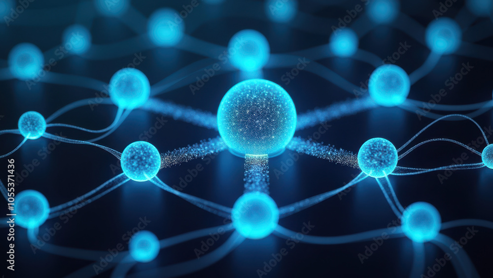 Aufkleber a vividly rendered visual representation of a protein structure, highlighting the intricate atomic c