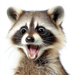 Obraz premium Surprised Raccoon