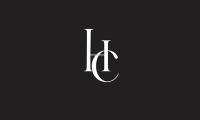 HC, CH, C , H , Abstract Letters Logo Monogram