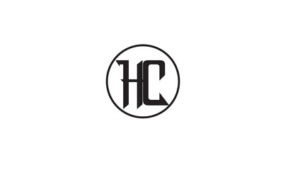 HC, CH, C , H , Abstract Letters Logo Monogram