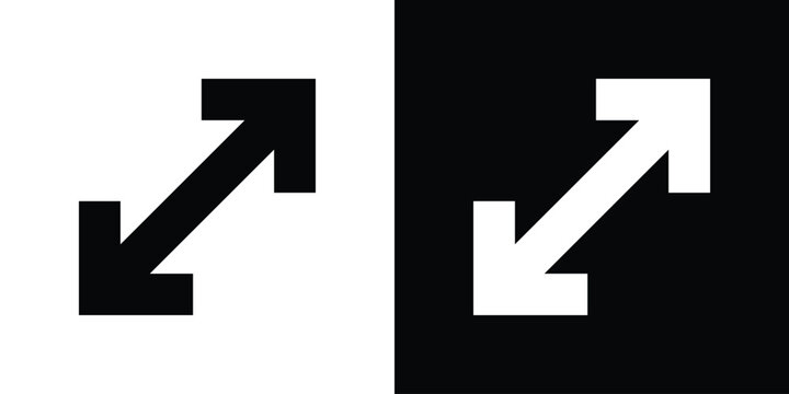 Resize button arrow icon