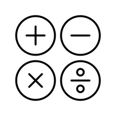 Calculator for math Icon