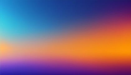 Obraz premium Blurred gradient background in blue, orange, and purple, ideal for contemporary designs and creative digital applications