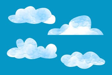 blue sky with clouds