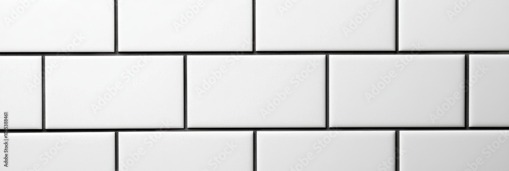 Poster tiled cube style white background for design use