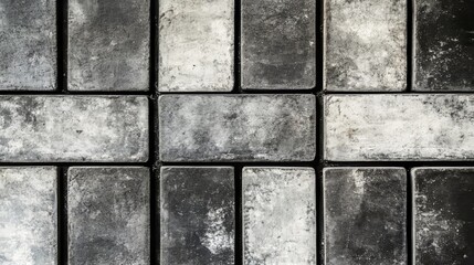 Monochrome Brick Textured Pattern for Urban Backgrounds