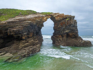 Playa de las Catedrales en Lugo Galicia