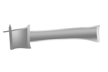 Silver element lower third luxury silver template psd file transparent background