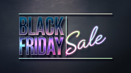 Black Friday design for advertising, banners, leaflets and flyers.