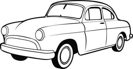 Royal Vintage Car Clip Art