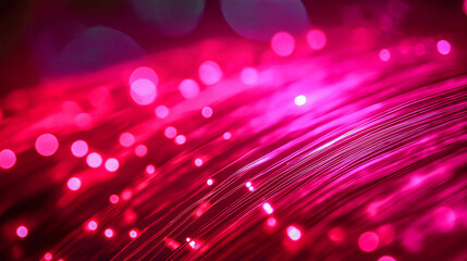 Red Technology Network with dark Background. Design, banner, website