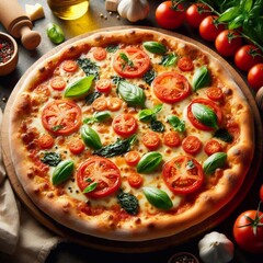 vegetarische Pizza