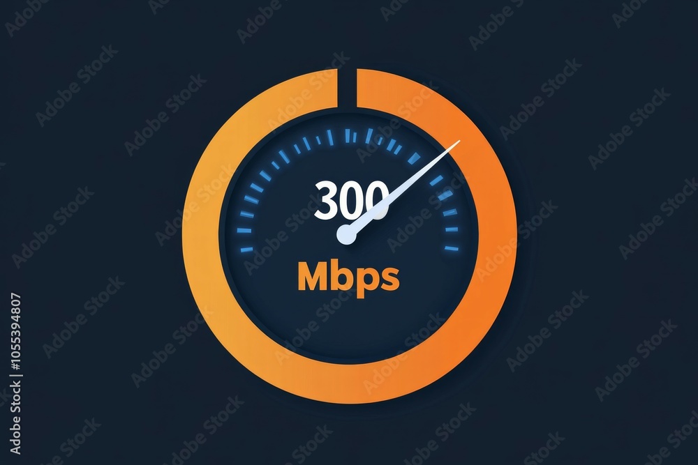 Aufkleber a simple graphic showing a speedometer-style interface with a needle pointing to 