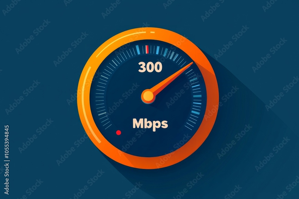 Aufkleber a simple graphic showing a speedometer-style interface with a needle pointing to 