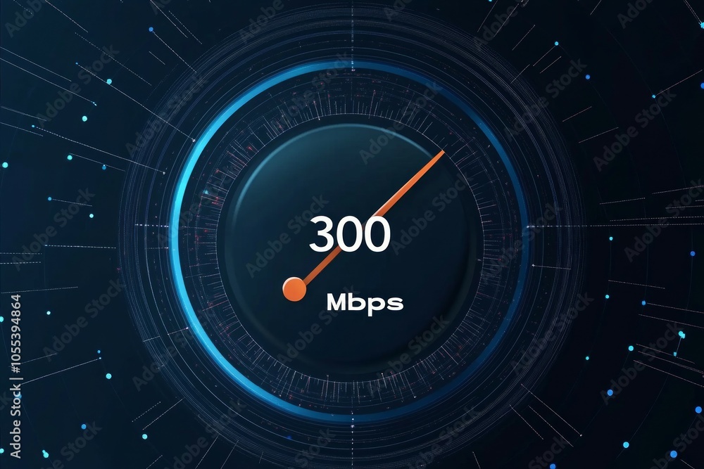 Aufkleber a simple graphic showing a speedometer-style interface with a needle pointing to 
