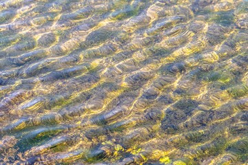Natural texture in nature with natural water wave pattern