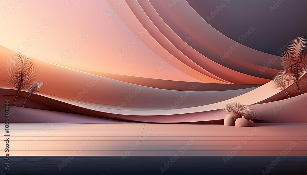 Aufkleber generate a modern, clean background with subtle gradients and minimalistic details