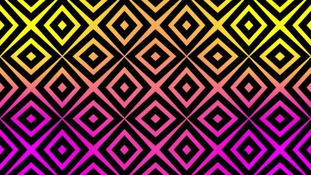 Kaleida motion graphics background, abstract geometric animation background