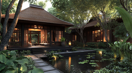 Traditional Thai-Style House