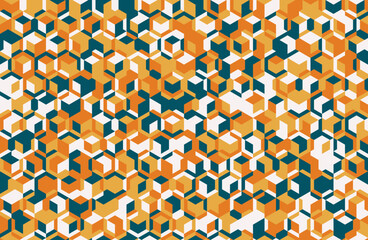 Modern geometric pattern with artistic shapes and seamless repetition. Ideal for textile prints, abstract backgrounds, and trendy poster designs.