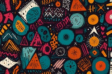 seamless pattern with birds