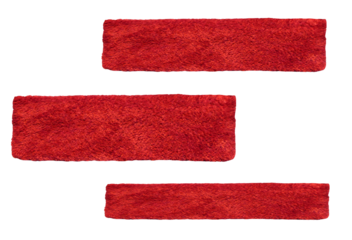 Top view of stars red long carpet. On isolated transparent background.