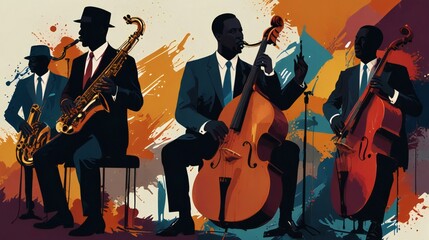 Fototapeta premium musician with guitar