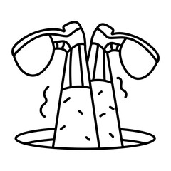 A hand drawn icon of clown shoes 