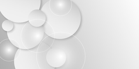 modern white and gray circle gradient trendy background. Grey abstract background geometry circle, diagonal line and layer element Vector for business,corporate presentation design.vector illustration
