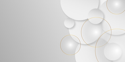 modern white and gray circle gradient trendy background. Grey abstract background geometry circle, diagonal line and layer element Vector for business,corporate presentation design.vector illustration